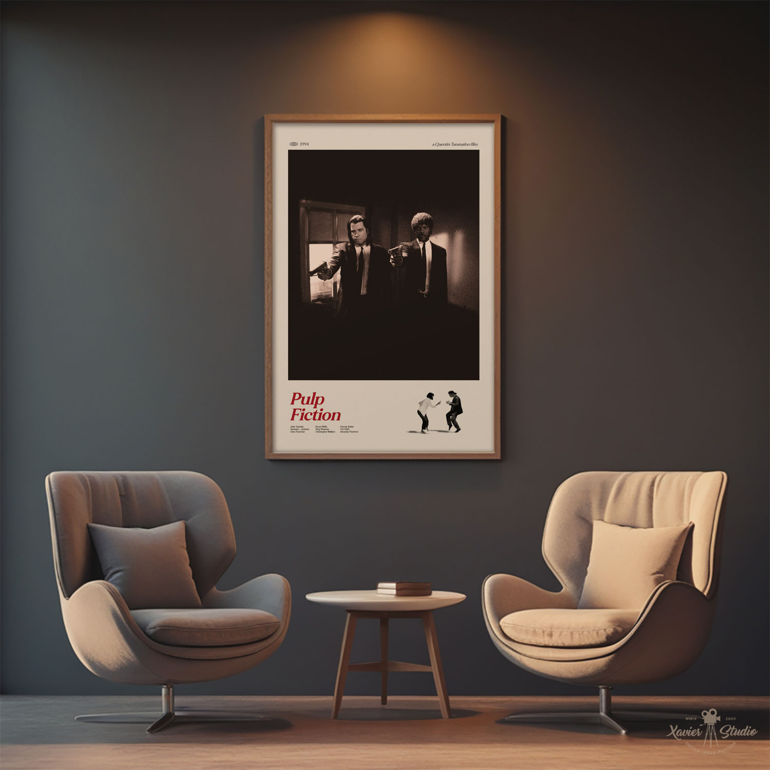 Pulp Fiction Zarámovaný plakát jako stylový doplněk interiéru